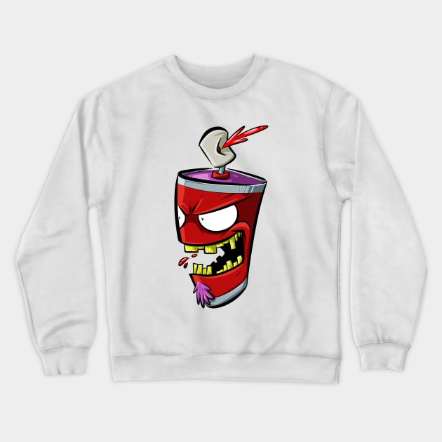 Crazy Spray Crewneck Sweatshirt by richardsimpsonart